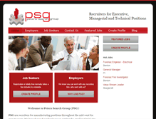 Tablet Screenshot of peterssearchgroup.com